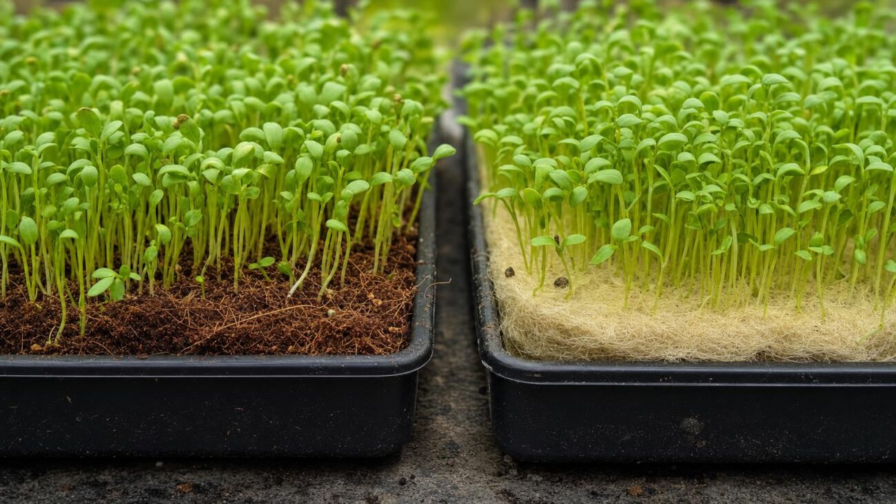 Coco Coir Mats Vs. Hemp Mats for Growing Microgreens