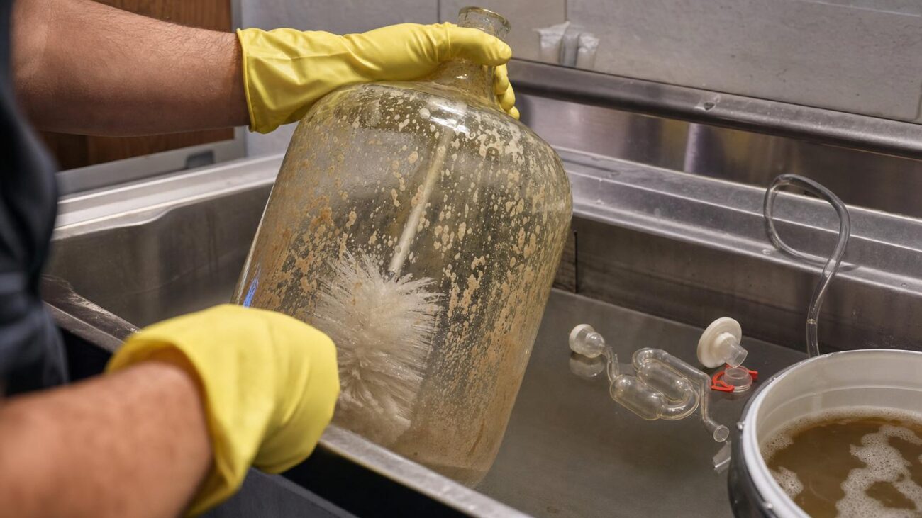 How to Clean Fermentation Equipment That Still Smells Sour