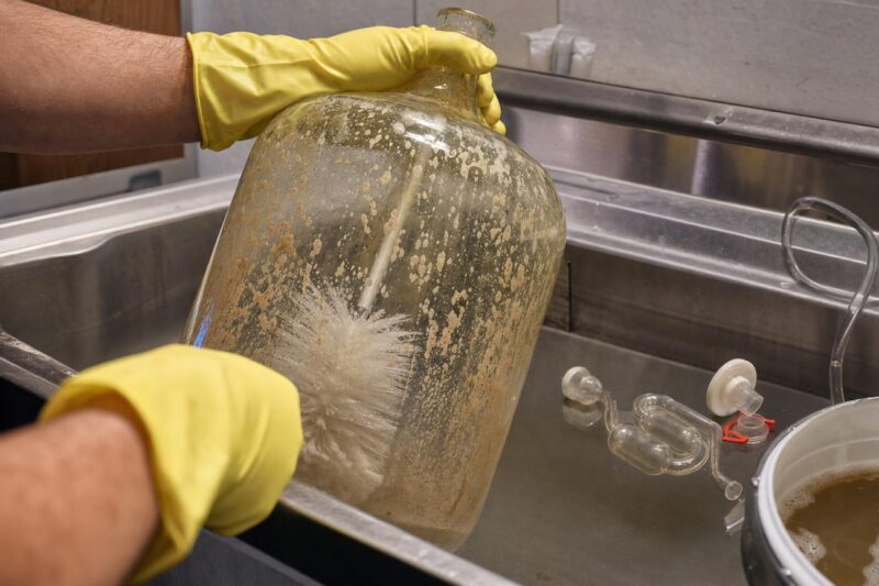 How to Clean Fermentation Equipment That Still Smells Sour