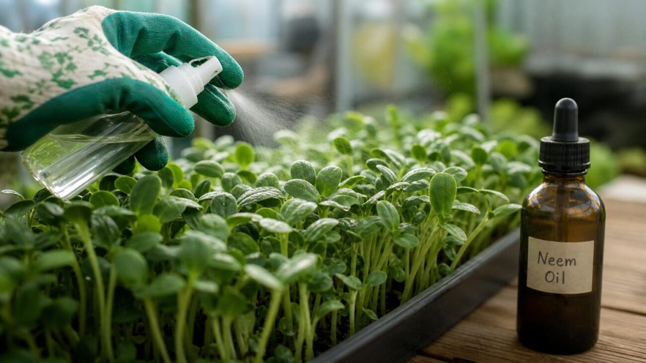 Is Neem Oil Safe for Microgreens You Plan to Eat?