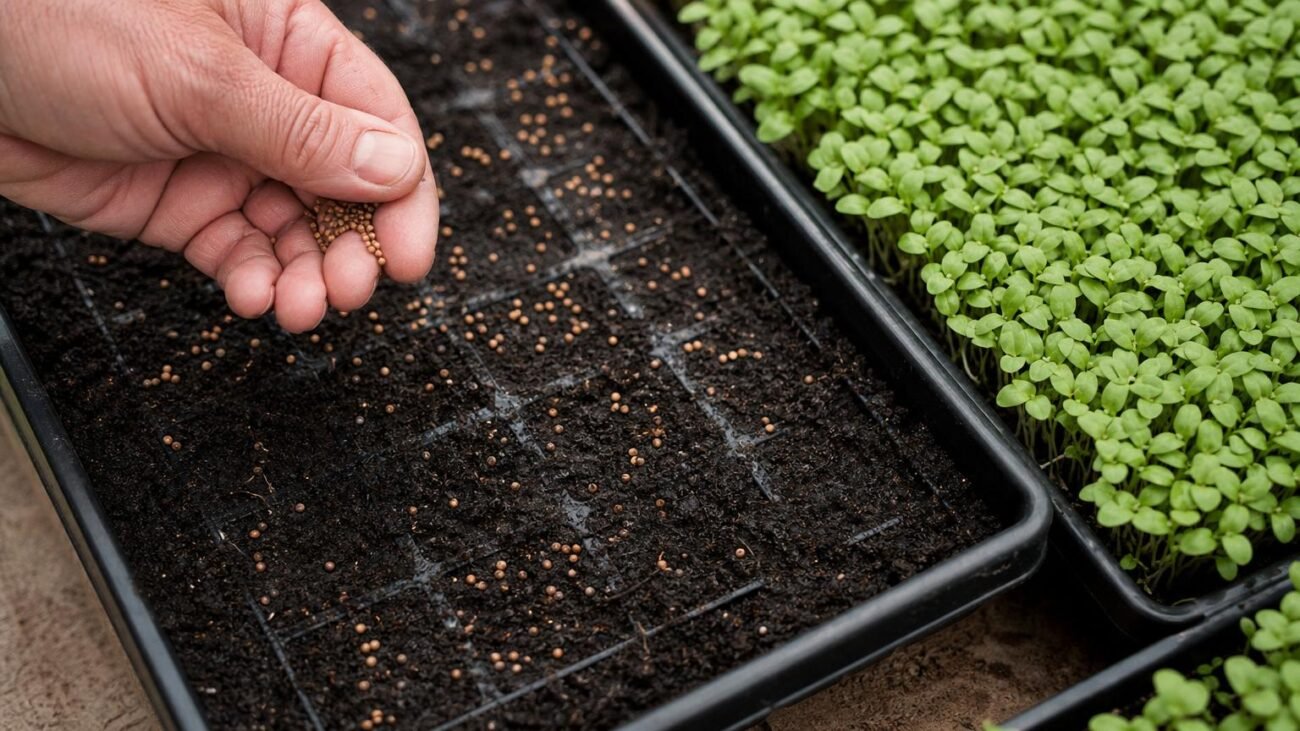 How Dense to Sow Microgreens Without Crowding the Tray
