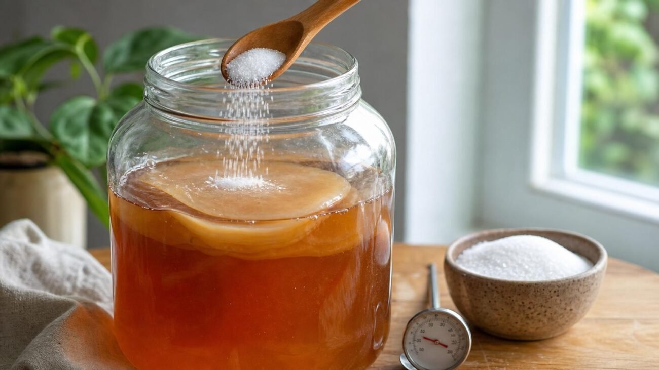 How Much Sugar for Kombucha Is Enough to Feed Your SCOBY?