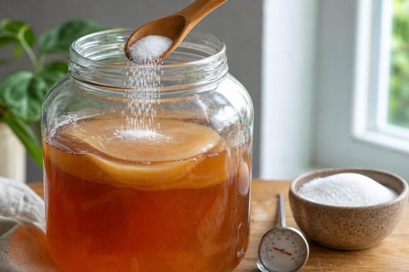 How Much Sugar for Kombucha Is Enough to Feed Your SCOBY?