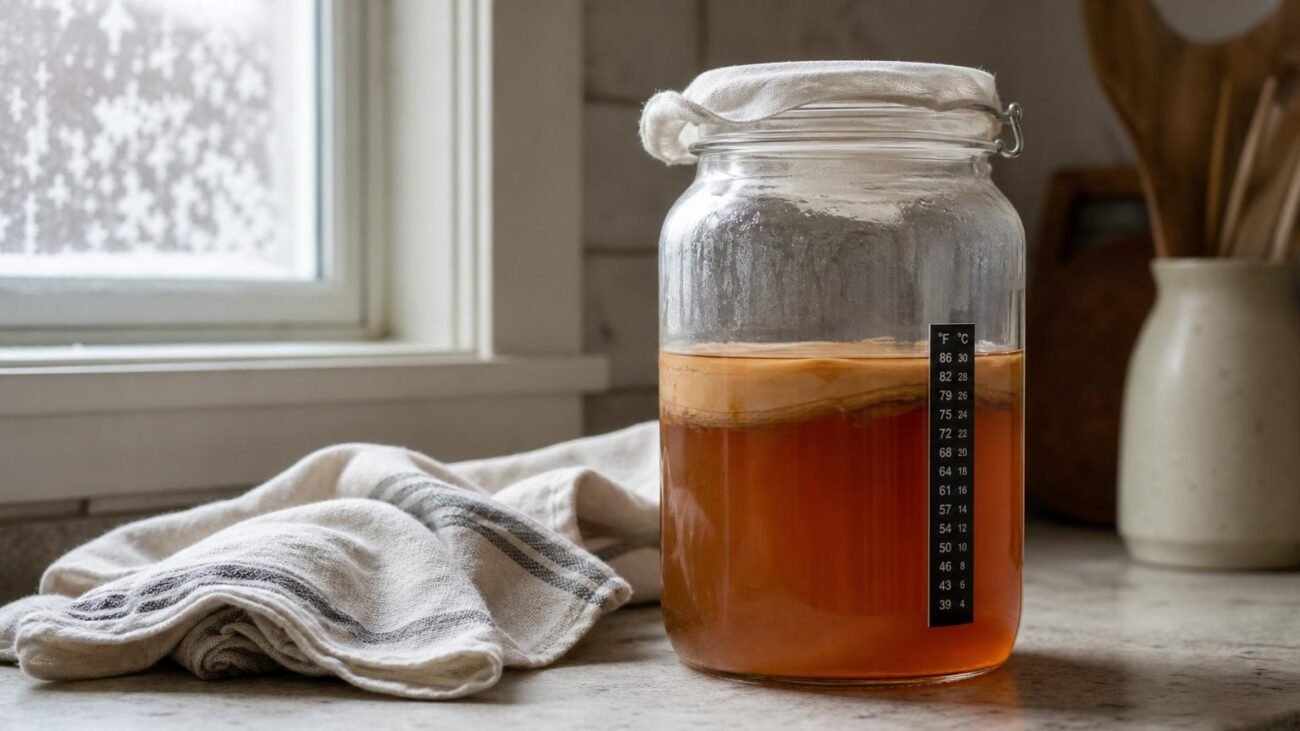 Kombucha Brewing Temperature Range When My Kitchen Runs Cold
