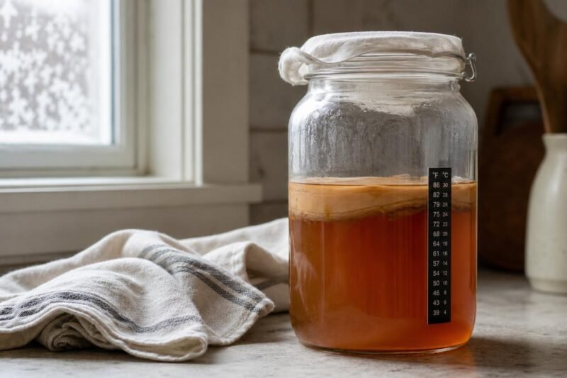 Kombucha Brewing Temperature Range When My Kitchen Runs Cold