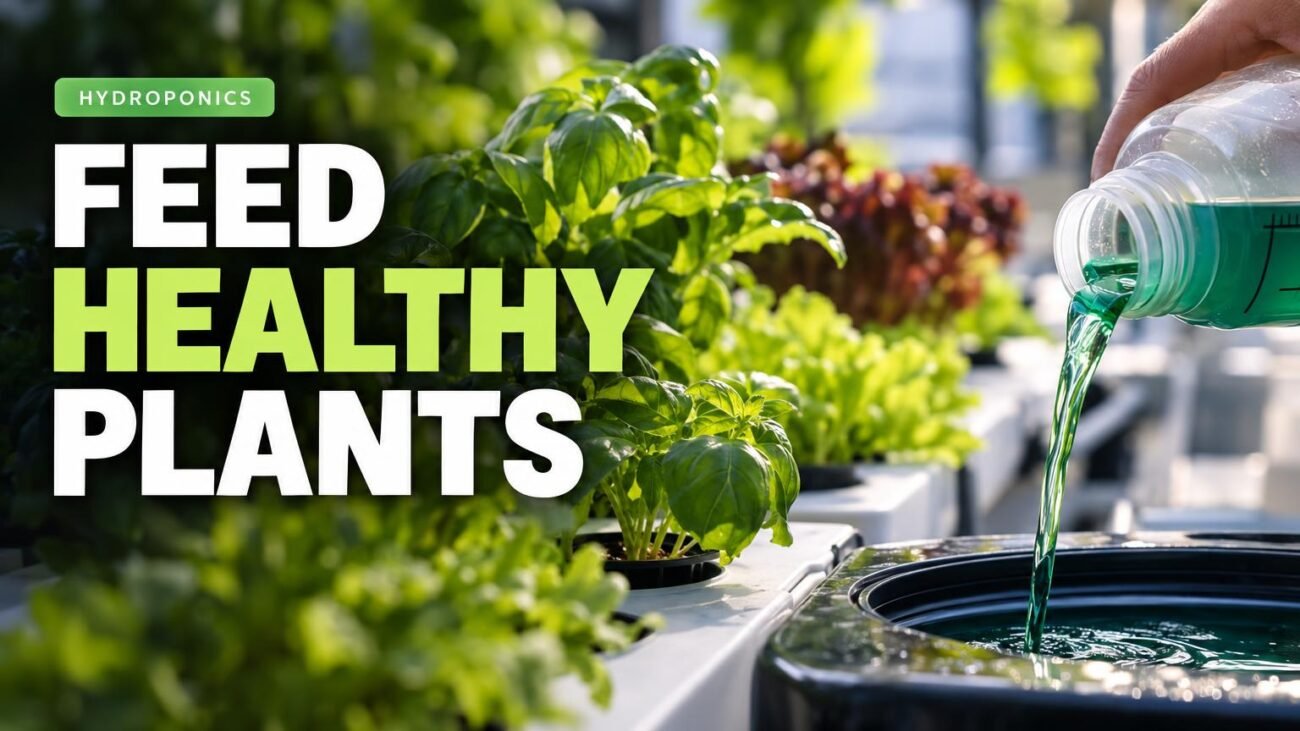 Hydroponic Nutrients for Beginners: What Plants Need and How to Feed Them